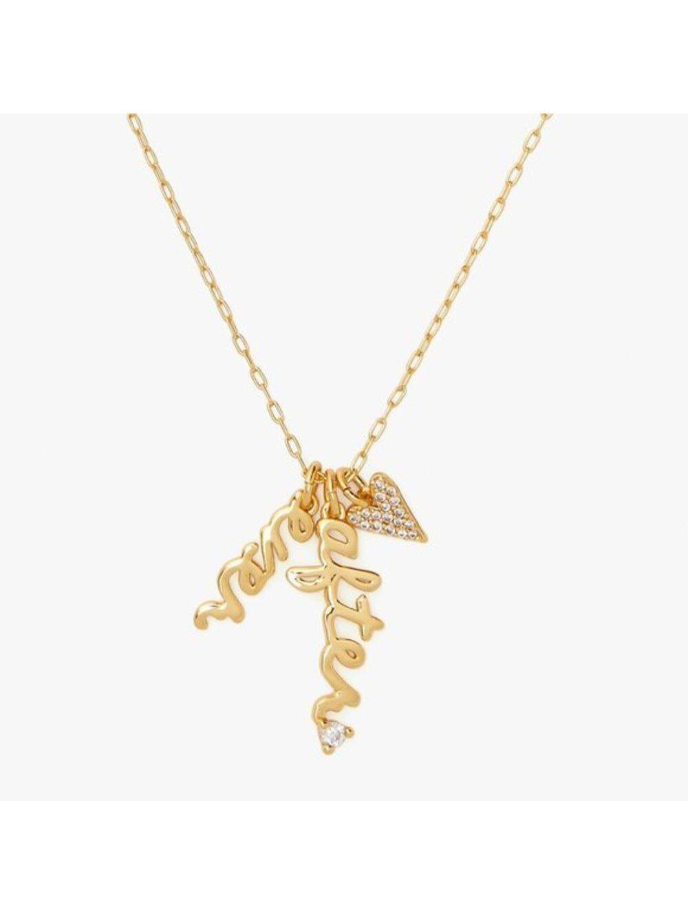 Kate Spade Say Yes Ever After Charm Necklace